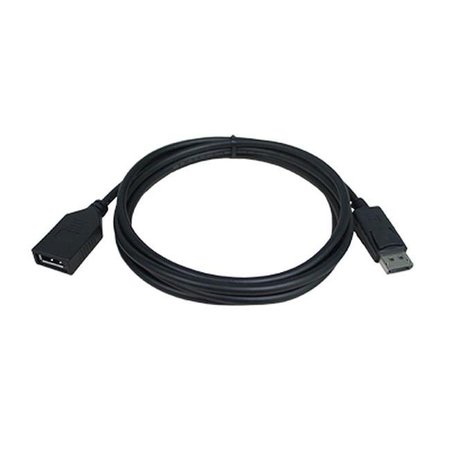 CABLE WHOLESALE Cable Wholesale 10H1-60206 DisplayPort Male to Female; Extension Cable - 6 ft. 10H1-60206